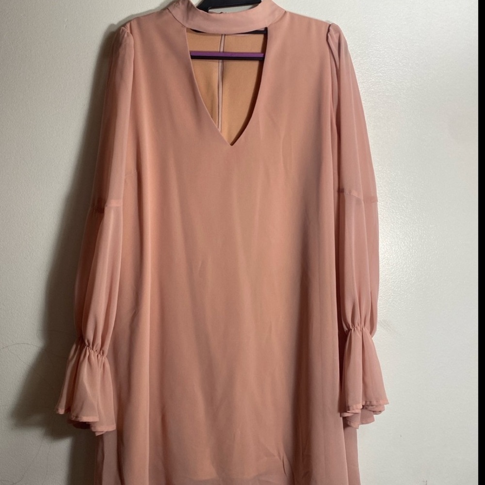 Lucca Pink Long Sleeve Dress